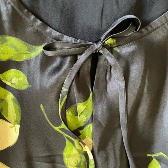 NEW Reformation Anaiis Silk Long Black Floral Backless Dress Mood for Love US 6 - Picture 10 of 16